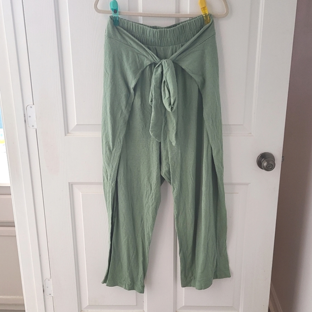 Free People Green Lounge Pants
